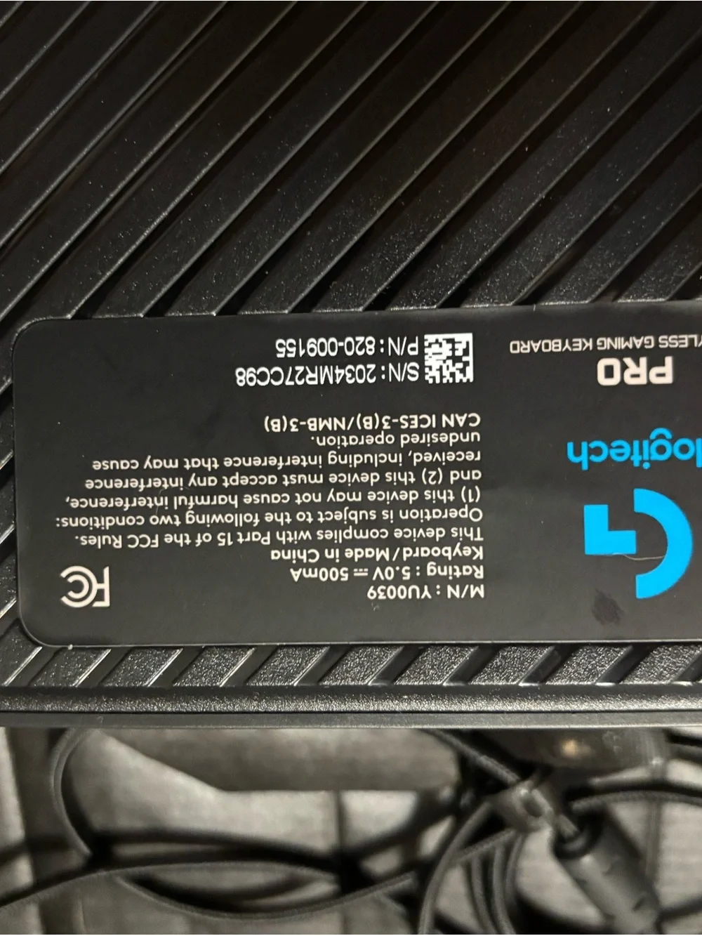Logitech G PRO Mechanical Gaming Keyboard